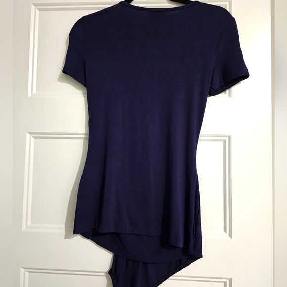 ECI New York Short Sleeve Top sz xs - Picture 2 of 4